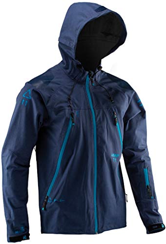 Leatt La chaqueta Dbx 5.0 Allmtn Est Effiface para todos los tiempos, impermeable y transpirable, chaqueta DBX 5.0 All Mountain unisex, Unisex adulto, 5019001191, azul marino, small