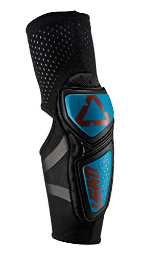 Leatt La codera Contour está diseñada con una Carcasa Dura y una Espuma de Impacto 3D Que Ofrece una excelente protección Mixta, Unisex Adulto, 5019200120, Azul/Negro, S/M