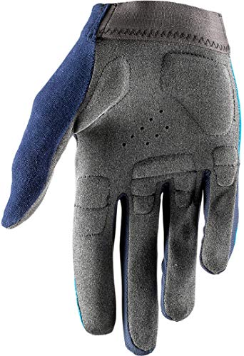 Leatt Los DBX 1.0 Son Guantes de Bicicleta ultraligeros con Palma Acolchada. Son Ideales para Las aptas de Bicicleta de montaña Mixta, Unisex Adulto, Color Azul Marino, tamaño Extra-Large