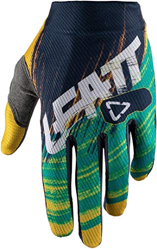 Leatt Moto GPX 1.5 Gripr Guantes, Unisex Adulto, Gold/Teal, XX-Large