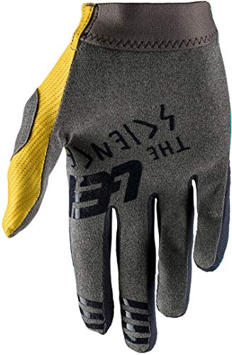 Leatt Moto GPX 1.5 Gripr Guantes, Unisex Adulto, Gold/Teal, XX-Large