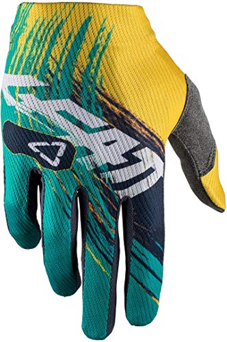 Leatt Moto GPX 1.5 Gripr Guantes, Unisex Adulto, Gold/Teal, XX-Large