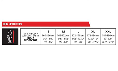 Leatt Unisex Protektorenjacke Langarm Body Protector 6.5, Schwarz, L, LE-PRT-2101