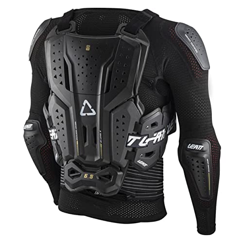 Leatt Unisex Protektorenjacke Langarm Body Protector 6.5, Schwarz, L, LE-PRT-2101