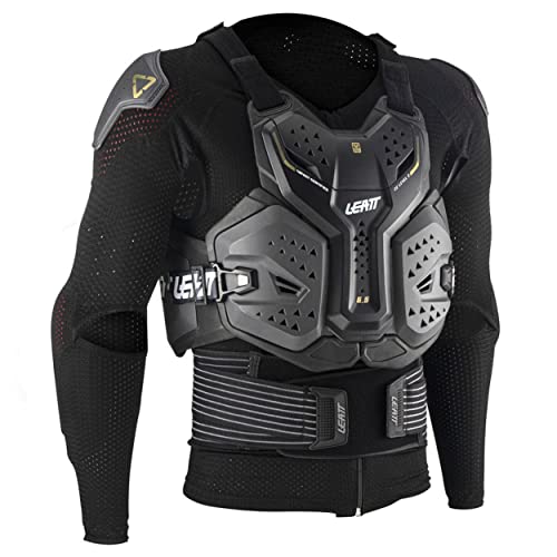 Leatt Unisex Protektorenjacke Langarm Body Protector 6.5, Schwarz, L, LE-PRT-2101