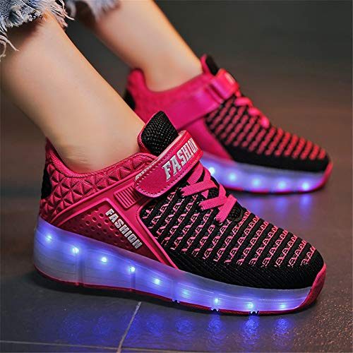 Led Luces Zapatos con Ruedas para Pequeños Niños y Niña Automática Calzado de Skateboarding Deportes de Exterior Patines en Línea Brillante Mutilsport Aire Libre y Deporte Gimnasia Running Zapatillas