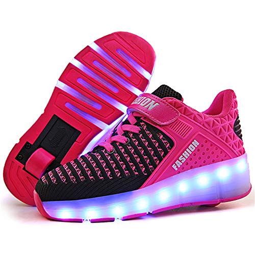 Led Luces Zapatos con Ruedas para Pequeños Niños y Niña Automática Calzado de Skateboarding Deportes de Exterior Patines en Línea Brillante Mutilsport Aire Libre y Deporte Gimnasia Running Zapatillas