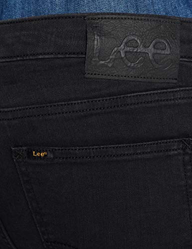 Lee Malone Jeans Vaqueros, Raven Black, 32W / 32L para Hombre