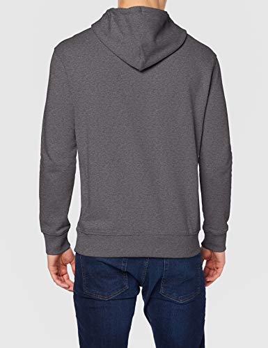 Lee Plain Hoodie Sudadera Con Capucha Hombre, Gris (Dark Grey Mele 01), X-Large