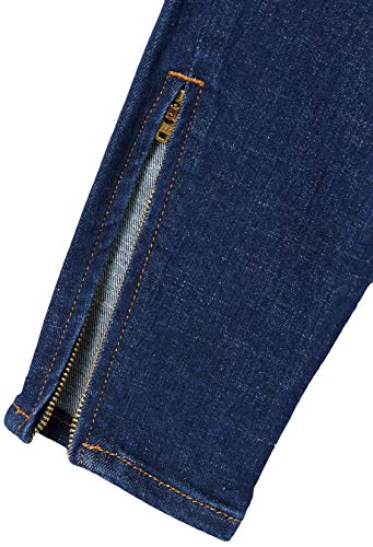 Lee Scarlett Cropped Jeans, Dark Clement, 28W x 33L para Mujer