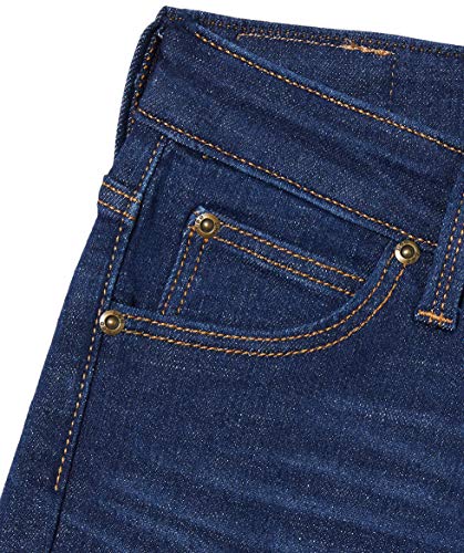 Lee Scarlett Cropped Jeans, Dark Clement, 28W x 33L para Mujer