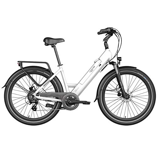 LEGEND EBIKES Milano 36V10.4Ah Bicicleta eléctrica, Unisex Adulto, Blanco Artic, Talla Única