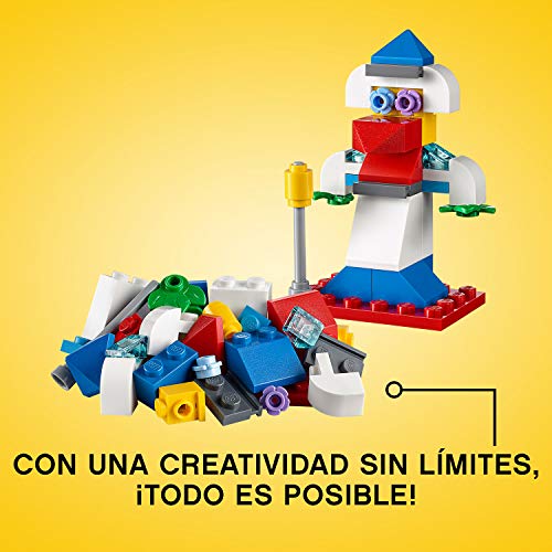 LEGO 11008 Classic Ladrillos y Casas, Set de Construcción, Juguetes para Niños de 4 Años, con 6 Sencillos Modelos