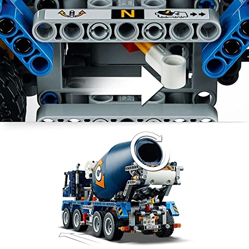 LEGO 42112 Technic Camión Hormigonera, Juguete de Construcción de Vehículo Grande para Niños y Niñas 10 Años