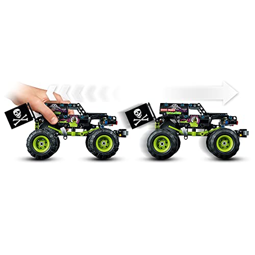 LEGO 42118 Technic 2en1 Monster Jam Grave Digger, Juguete de Monster Truck o Buggy Todoterreno, Set de Construcción