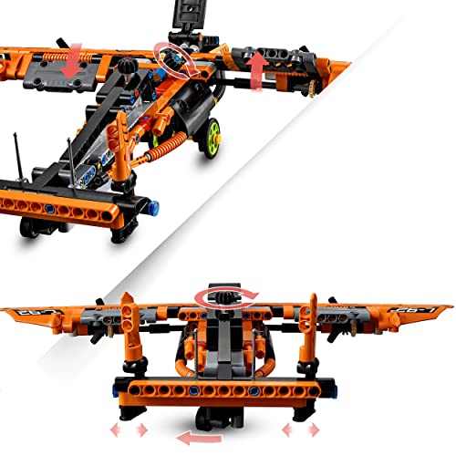 LEGO 42120 Technic Aerodeslizador de Rescate a Avión, Juguete de Construcción 2 en 1, Vehículo para Niños y Niñas 8 Años