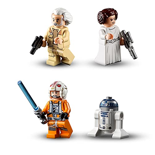 LEGO 75301 Star Wars Caza ala-X de Luke Skywalker, Juguete de Construcción con Mini Figuras de Princesa Leia y R2-D2 Droide