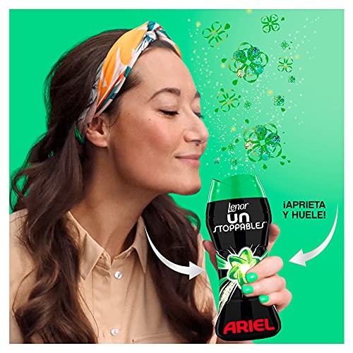 Lenor UNstoppables Perlas de Perfume para la Ropa, 90 Lavados (6 x 210 gr), Fragrancia Ariel