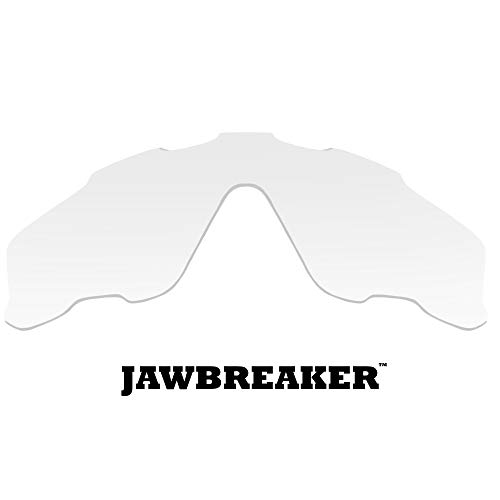 Lentes de repuesto compatibles con OAKLEY JAWBREAKER No Polarizado Claro