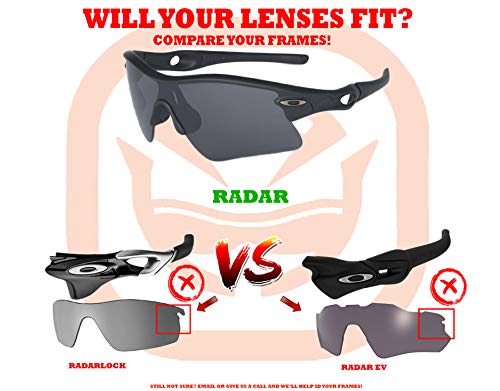 Lentes de repuesto compatibles con OAKLEY RADAR PATH Polarizado Azul Mirror