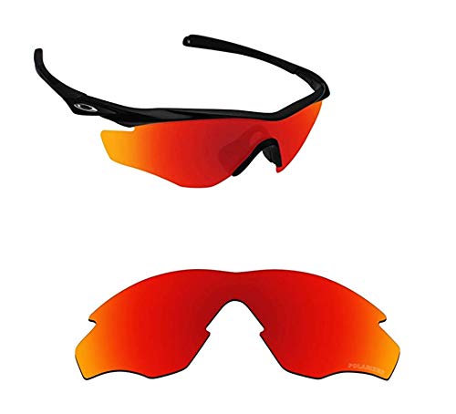 Lentes de repuesto polarizadas para Oakley M2 Frame XL OO9343, rosso, M