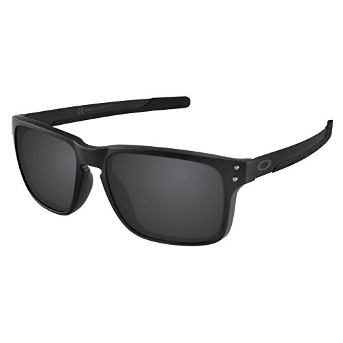 LenzReborn Reemplazo de lente polarizada para Oakley Holbrook Mix OO9384 Sunglass - Más opciones, Negro Oscuro - Polarizado, Talla única