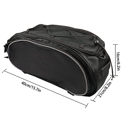 LERT Bolsa portaequipajes de 40 cm x 16 cm x 21 cm para bicicleta de montaña