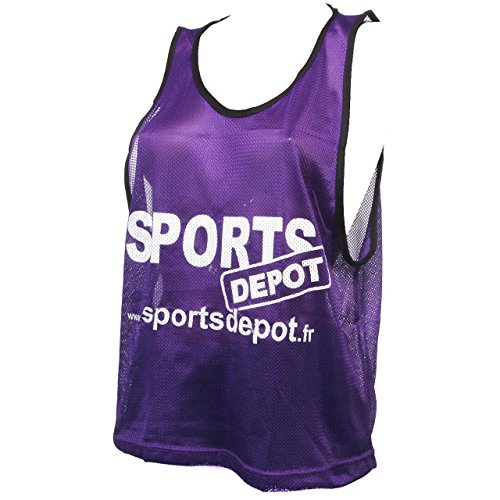 Les fous du foot - Sportdepot vlt chasuble - Chasuble débardeur - Violet - Taille S