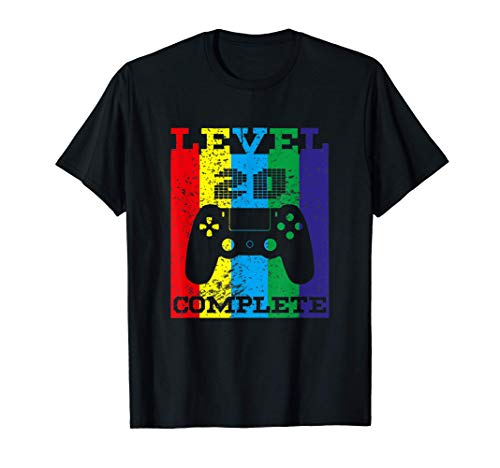 Level 20 Complete 2000 juegos de jugador regalo divertido Camiseta
