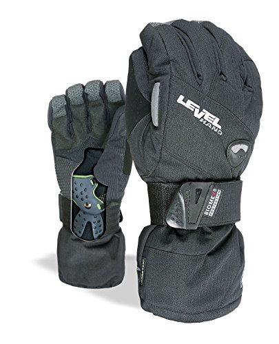 Level Half Pipe XCR - Guantes de esquí para Hombre, Color Negro, Talla S