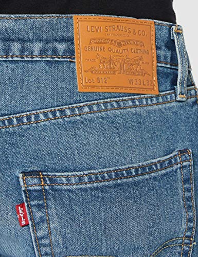 Levi's 512 Slim Taper Jeans Vaqueros, Yell and Shout Adapt, 32W / 32L para Hombre