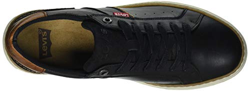 Levi's Baker 2.0, Zapatillas Hombre, Black Normal, 44 EU