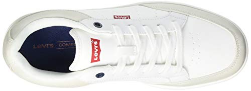 Levi's Billy 2.0, Zapatillas Hombre, Brilliant White, 43 EU