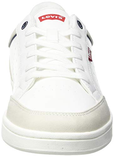 Levi's Billy 2.0, Zapatillas Hombre, Brilliant White, 43 EU