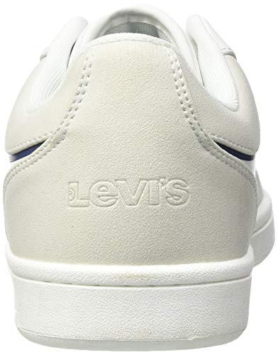 Levi's Billy 2.0, Zapatillas Hombre, Brilliant White, 43 EU