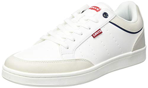 Levi's Billy 2.0, Zapatillas Hombre, Brilliant White, 43 EU