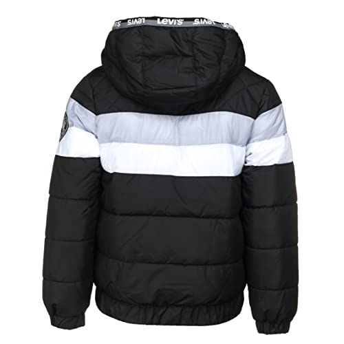 Levi's Kids Boy's Lvn Colorblock Jacket, Black, 12 Years