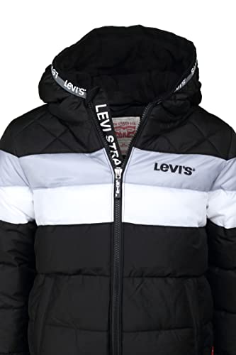 Levi's Kids Boy's Lvn Colorblock Jacket, Black, 12 Years