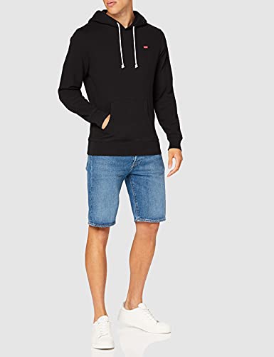 Levi's New Original Hoodie Sudadera con capucha, Mineral Black, S para Hombre