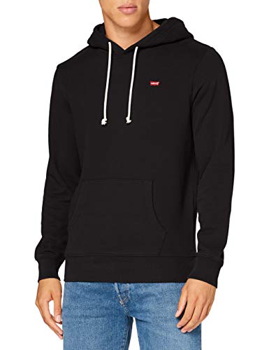 Levi's New Original Hoodie Sudadera con capucha, Mineral Black, S para Hombre