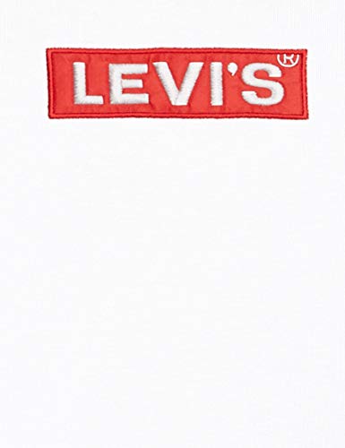 Levi's Relaxed Graphic Hoodie Sudadera, Blanco (Boxtab Pop White 0022), Large para Hombre