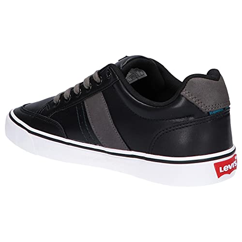 Levi's Turner 2.0, Zapatillas Deportivas Hombre, Black Normal, 42 EU