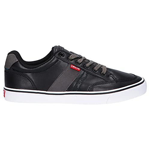 Levi's Turner 2.0, Zapatillas Deportivas Hombre, Black Normal, 42 EU