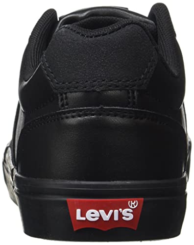 Levi's Turner 2.0, Zapatillas Deportivas Hombre, Full Black, 45 EU