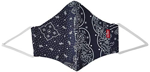 Levi's Unisex 3pk Reusable Face Cover Bandana, colore azul/negro/rojo S