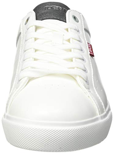 Levi's Woodward 2.0, Zapatillas Hombre, White Normal, 42 EU