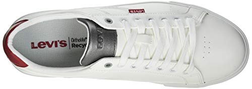 Levi's Woodward 2.0, Zapatillas Hombre, White Normal, 43 EU