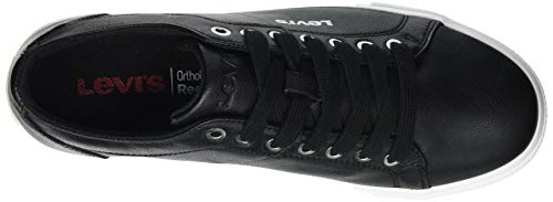 Levi's Woodward S, Zapatillas Mujer, Black Normal, 40 EU