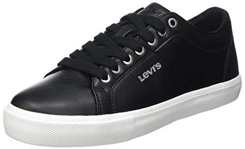 Levi's Woodward S, Zapatillas Mujer, Black Normal, 40 EU