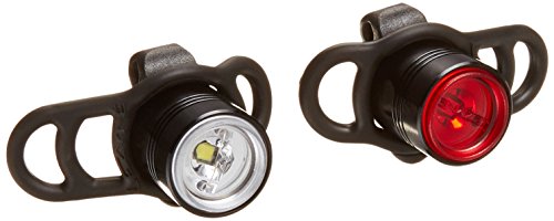 LEZYNE 1-LED-1P-V104 Kit de Luz Led Delantera Y Trasera, Negro, M